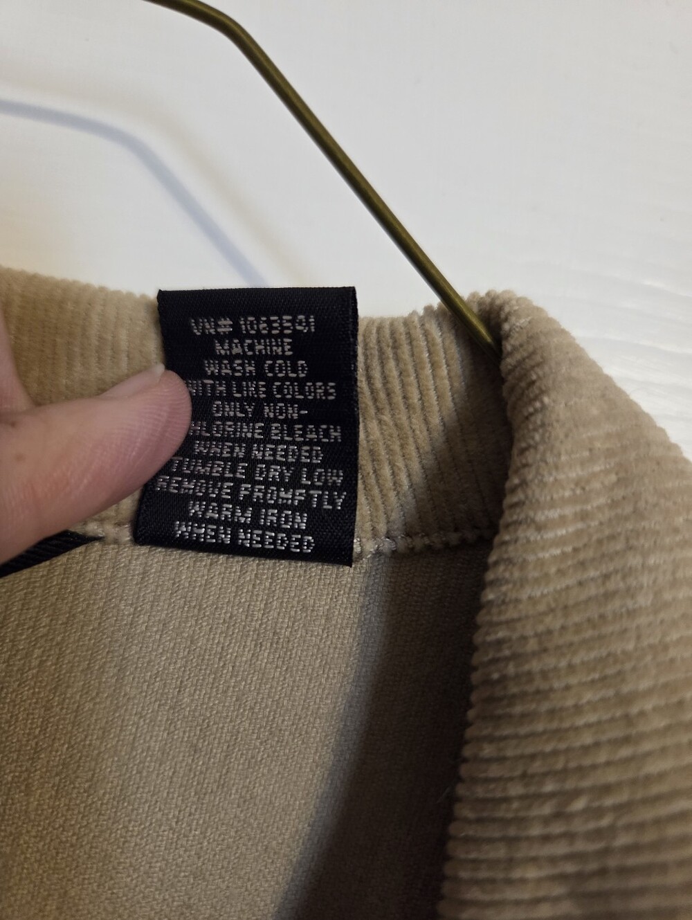 Mossimo Tan Western Corduroy Jacket XL Vintage 90s - Picture 3 of 9